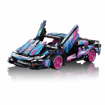 CyperPunk Multi colorBuilding Blocks pull back car 1:18 451 PCS - 3302