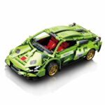 Speed green Building Blocks pull back car 1:18 451 PCS - 9055-1