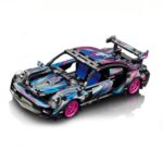 CyperPunk Porscha Building Blocks pull back car 1:18 455 PCS - 9055-4