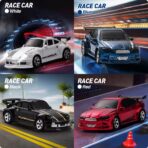 Blue BMW Desktop RC Drift Car 1:64 - Image 5