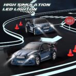 Blue BMW Desktop RC Drift Car 1:64 - Image 3