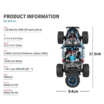 WL Toys 284161 RC Off Road Desert Buggy 1/28 - Image 4