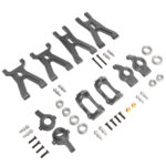 WL toys 184008 Remote Control Car Upgrade Metal Swing Arm Steering Cup Kit - gray