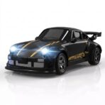 Black Porsche GT3 Desktop RC Drift Car 1:64