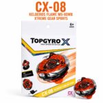 CX-08 Kelberos Flame WS-B0WB Beyblade Set by TopGyro X