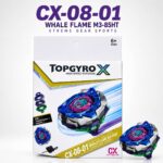 CX-08-01 Whale Flame M3-85HT Beyblade Set by TopGyro X