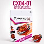 CX04-01 Battle Entry Set Battle Special Edition Beyblade Set by TopGyro X