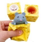 Squishy Cheese Mouse Toy - Image 3