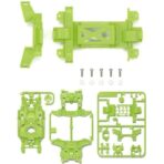 Tamiya 95702 - Mini 4WD GUP MS Chassis Set (Yellow Green)