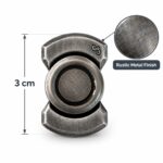 Anti stress Magnetic Fidget Spinner - Gray Silver
