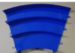 Mini 4WD 3-Lane Track - Curve Piece (Blue) - Image 2