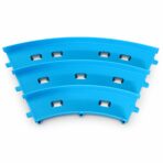 Mini 4WD 3-Lane Track - Curve Piece (Blue)