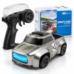 Grey Pickup Desktop RC Drift Car 1:64 - K10