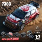 MJX Hyper Go 1/7 Scale 4WD Brushless RC Rally Car Final Stable Version RTR with Battery and Charger (4S 5000mAh 35C & Charger)