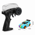Light Blue GT Desktop RC Drift Car 1:64