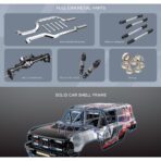 MJX Hyper Go H12P 1/12 Licensed Ford Bronco Crawler