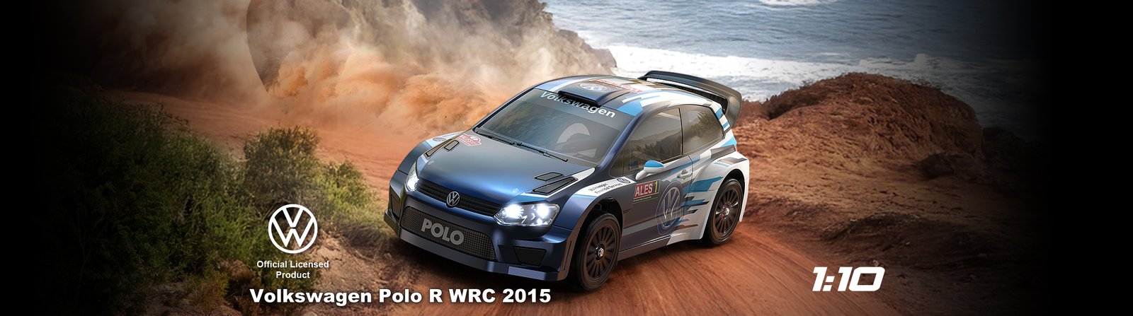 MJX Hyper Go 1/10 Volkswagen Polo R WRC Brushless RC Rally Car – 70km/h 3S RTR