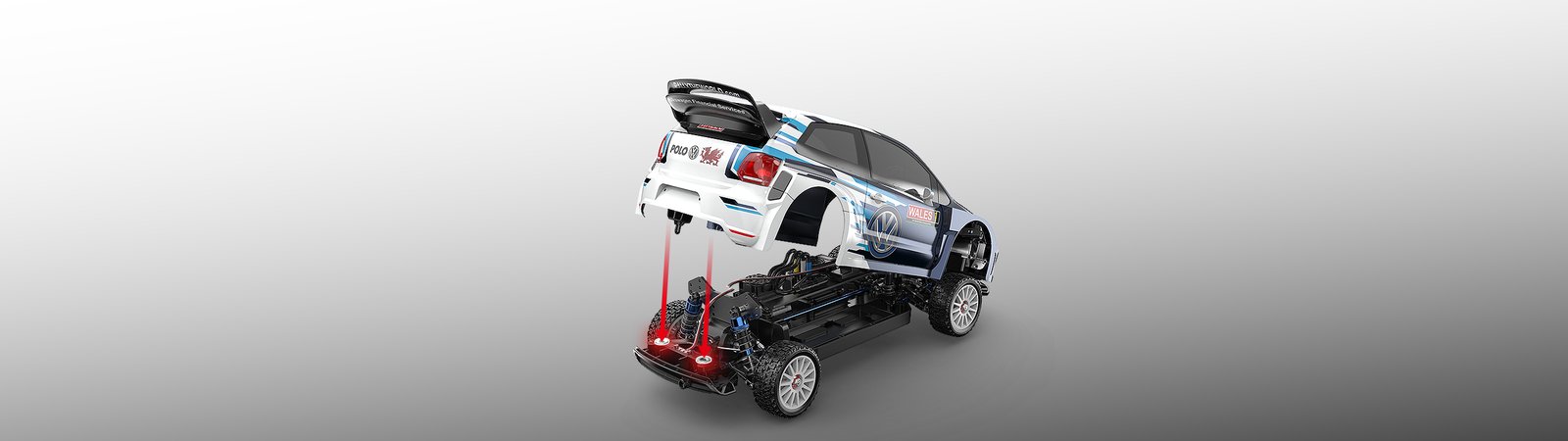 MJX Hyper Go 1/10 Volkswagen Polo R WRC Brushless RC Rally Car – 70km/h 3S RTR