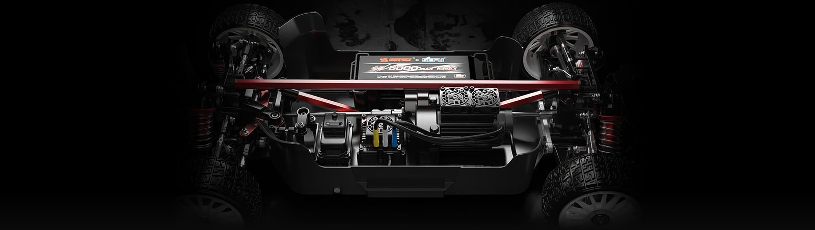 MJX Hyper Go 1/7 Scale 4WD Brushless RC Rally Car Final Stable Version RTR with Battery and Charger (4S 5000mAh 35C & Charger)