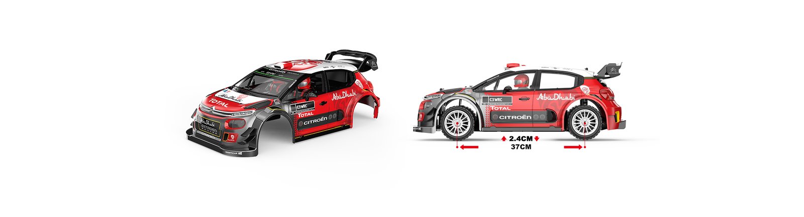 MJX Hyper Go 1/7 Scale 4WD Brushless RC Rally Car Final Stable Version RTR with Battery and Charger (4S 5000mAh 35C & Charger)