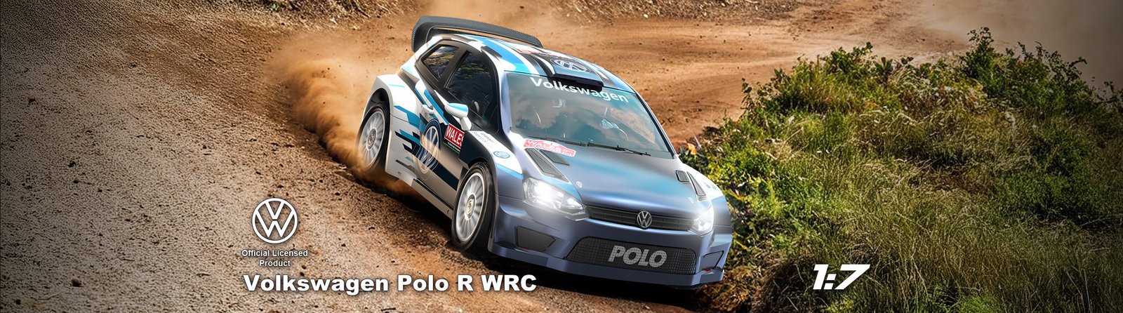 MJX Hyper Go 1/7 Volkswagen Polo R WRC RC Rally Car 4S 5000mAh 35C Brushless 90km/h