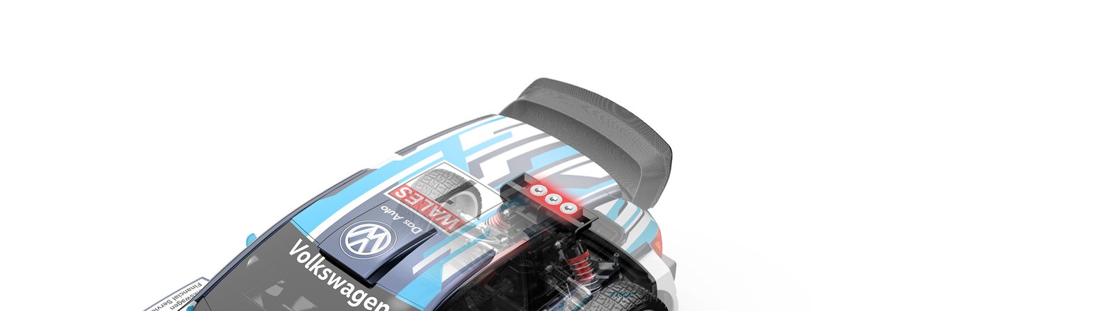 MJX Hyper Go 1/7 Volkswagen Polo R WRC RC Rally Car 4S 5000mAh 35C Brushless 90km/h