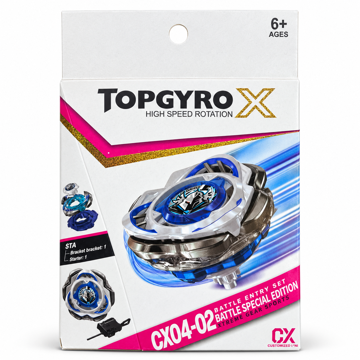 CX-04-02 Battle Special Edition Xtreme Gear Sports Beyblade Set by TopGyro X