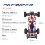 WLToys 124008 1/12 4WD 3S Brushless Race Car RTR 67km/h
